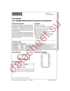 74LCXH245SJ datasheet  